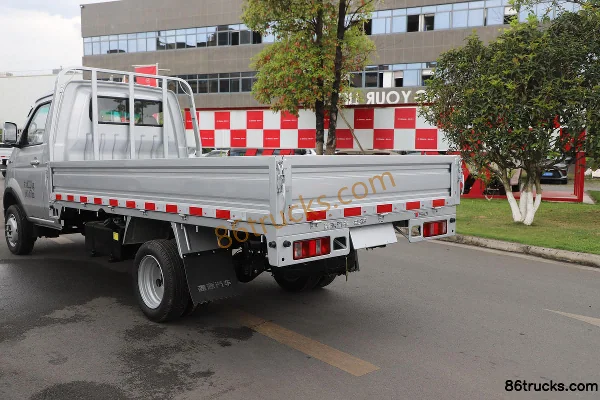 Jinbei T50 2020 Chuangye Edition 1.6L 123hp 4X2(6 wheels) Gasoline 3.4m Single Row Flatbed Mini Truck (China VI) Body (3) | 86Trucks