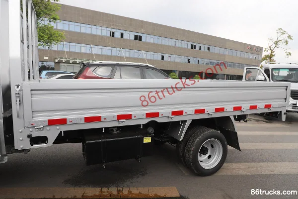 Jinbei T50 2020 Chuangye Edition 1.6L 123hp 4X2(6 wheels) Gasoline 3.4m Single Row Flatbed Mini Truck (China VI) Body (1) | 86Trucks