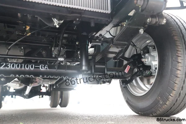 Jinbei T5 Standard Type 1.6L 123 hp 4X2(6 wheels) gasoline 3.4m single-row box mini truck Chassis (3) | 86Trucks