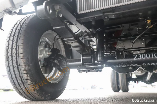 Jinbei T5 Standard Type 1.6L 123 hp 4X2(6 wheels) gasoline 3.4m single-row box mini truck Chassis (2) | 86Trucks