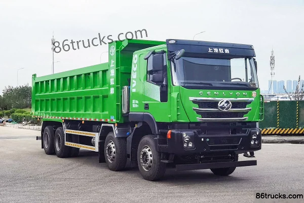 SAIC Hongyan Genlyon C6 Heavy-Duty 560 hp 8X4(12 wheels) 8.6m Dump Truck (Fast Gear 13-speed) Exterior