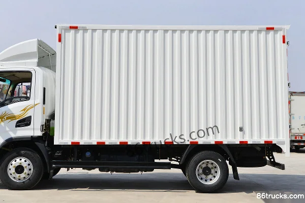 SHACMAN Commercial Vehicle Delong G1 137 ch 4X2(6 roues) 4,18 m camion simple cabine fourgon (Fast Gear 6 vitesses) Carrosserie (2) | 86Truc