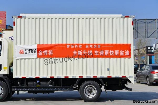 Sinotruk HOWO Hanjiang M 145hp 4X2(6 wheels) 4.15m Single-row Van Light Truck Body (2) | 86Trucks