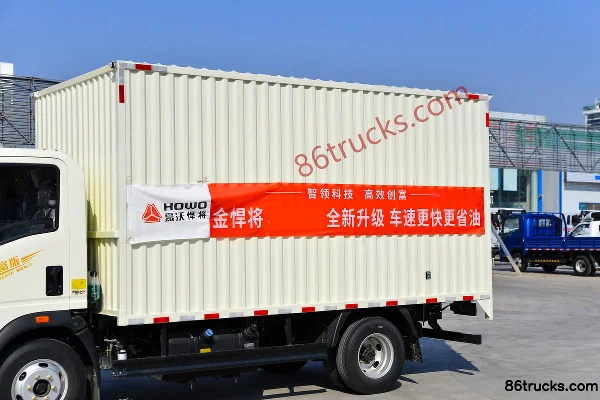 Sinotruk HOWO Hanjiang M 145hp 4X2(6 wheels) 4.15m Single-row Van Light Truck Body (1) | 86Trucks