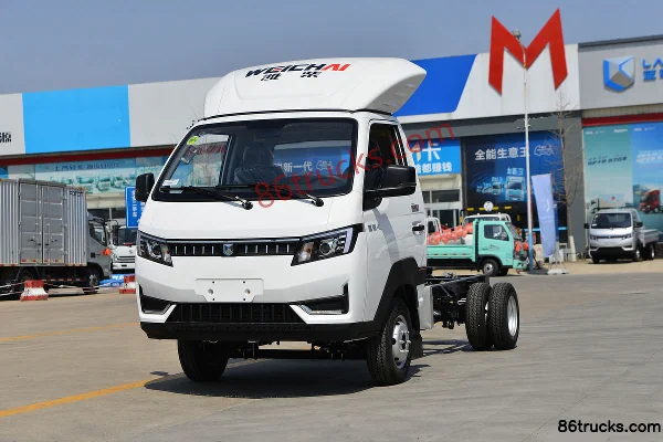 Lanqing Auto Ling R 1.6L 122hp 4X2(6 wheels) Gasoline 3.7m Single Row Van Mini Truck Exterior (3) | 86Trucks