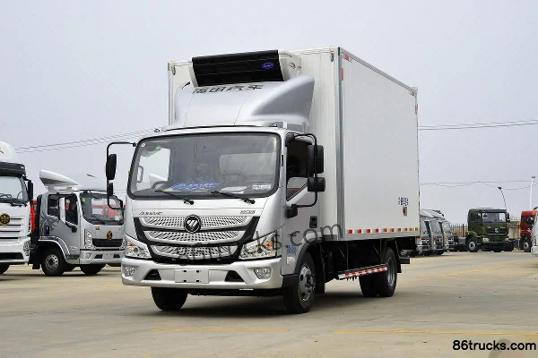 Foton Aumark S1 Changying 158 ch 4X2(6 roues) camion frigorifique 4,08 m Extérieur (3) | 86Trucks
