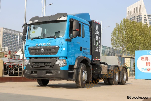 Sinotruk HOWO TX camion lourd 25T 6X4(10 roues) tracteur routier électrique à batterie interchangeable 282 kWh Extérieur (3) | 86Trucks