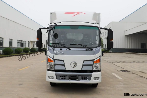 Yuchai New Energy EC362F 4.5T 4.125 m single-row pure electric box light truck 100.46 kWh 4X2(6 wheels) Exterior (2) | 86Trucks