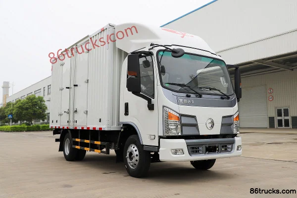 Yuchai New Energy EC362F 4.5T 4.125 m single-row pure electric box light truck 100.46 kWh 4X2(6 wheels) Exterior
