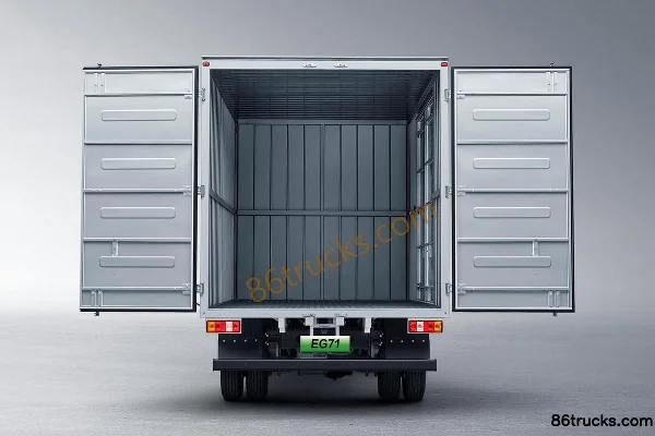 Ruichi EG71 Standard Edition Pioneer I 4.5T 4.15m Single Row Pure Electric Box Van Light Truck 88.02kWh 4X2(6 wheels) Body (1) | 86Trucks