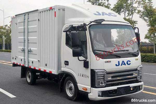 JAC Lingpao EV3 3.2T 3.7 m single-row pure electric box van light truck 41.86 kWh 4X2(6 wheels) Exterior