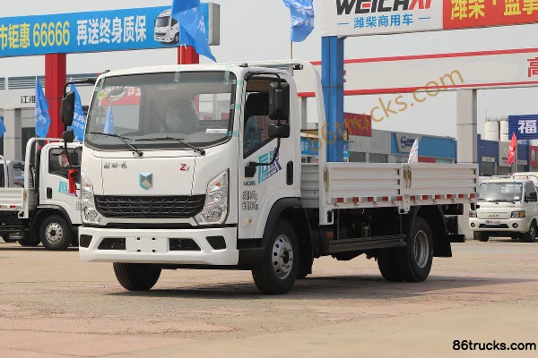 Lanqing Light Truck Houlang Z1 140hp 4X2(6 wheels) 4.18m Single Row Flatbed Light Truck Exterior (3) | 86Trucks