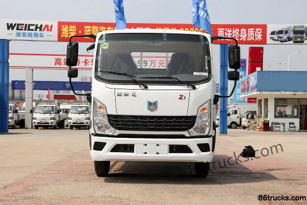 Lanqing Light Truck Houlang Z1 140hp 4X2(6 wheels) 4.18m Single Row Flatbed Light Truck Exterior (2) | 86Trucks
