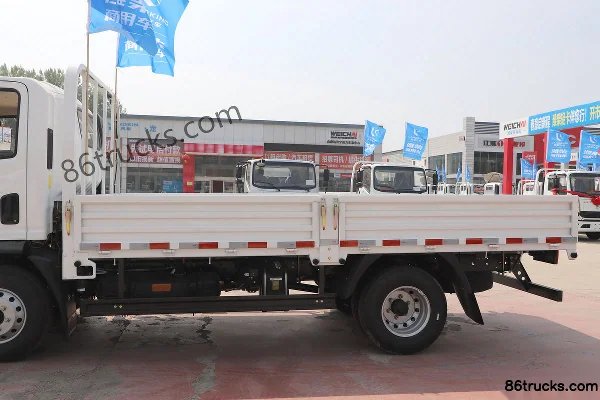 Lanqing Light Truck Houlang Z1 140hp 4X2(6 wheels) 4.18m Single Row Flatbed Light Truck Body (1) | 86Trucks
