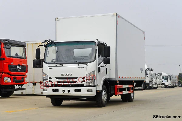 Qingling Isuzu KV600 132 ch 4X2(6 roues) 5,15 m camion frigorifique (marque Hongyu) Extérieur (3) | 86Trucks