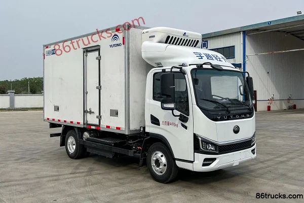 Yutong T3 C Series 4.08m Pure Electric Refrigerated Truck Shenlan 88.87kWh 4X2(6 wheels) Exterior