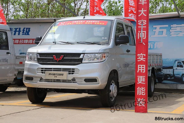 Wuling Rongguang New Card Extended Basic 1.5L 102hp 4X2(6 wheels) Gasoline 2.6m Double Row Flatbed Mini Truck (China VI) Exterior (3) | 86Tr