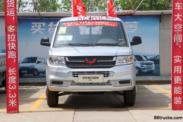 Wuling Rongguang New Card Extended Basic 1.5L 102hp 4X2(6 wheels) Gasoline 2.6m Double Row Flatbed Mini Truck (China VI) Exterior (2) | 86Tr