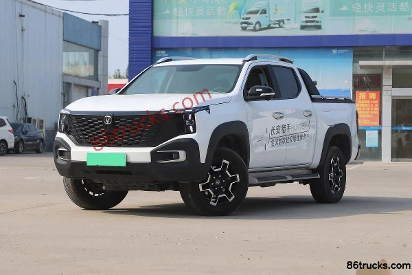 Changan Hunter 2024 Model Knight Edition Flagship Hybrid 4WD Dual Motor Standard Box Double Row Pickup Exterior (3) | 86Trucks