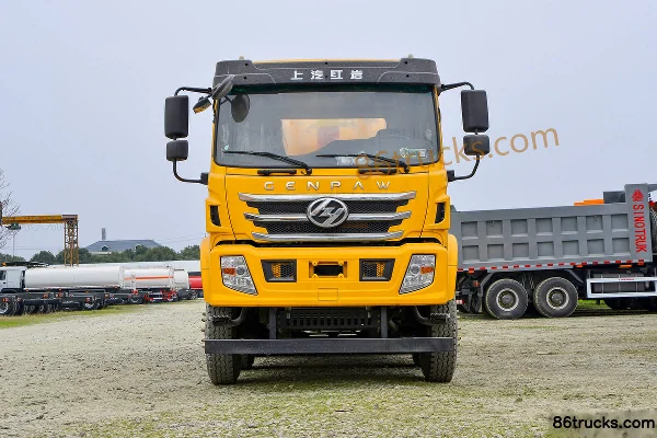 SAIC Hongyan Jiebao 350 ch 8X4(12 roues) camion de transport de boue (marque Huawei Chile) Extérieur (2) | 86Trucks