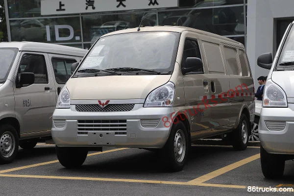 Wuling Rongguang EV Basic Type 2.4T 2-Seat 4.49m Pure Electric Closed Van (Light Beige) 41kWh Exterior (3) | 86Trucks