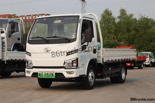 Yuejin Fuxing ES80 4.1T 3.65m Single Row Pure Electric Flatbed Mini Truck 55.7kWh 4X2(6 wheels) Exterior (3) | 86Trucks