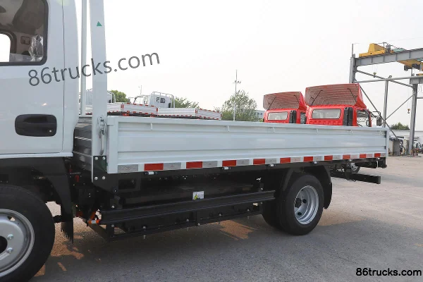 Yuejin Fuxing ES80 4.1T 3.65m Single Row Pure Electric Flatbed Mini Truck 55.7kWh 4X2(6 wheels) Body (1) | 86Trucks