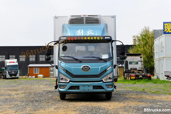 FAW Jiefang Hu 6G 160 ch 4X2(6 roues) 4,05 m camion frigorifique Extérieur (2) | 86Trucks