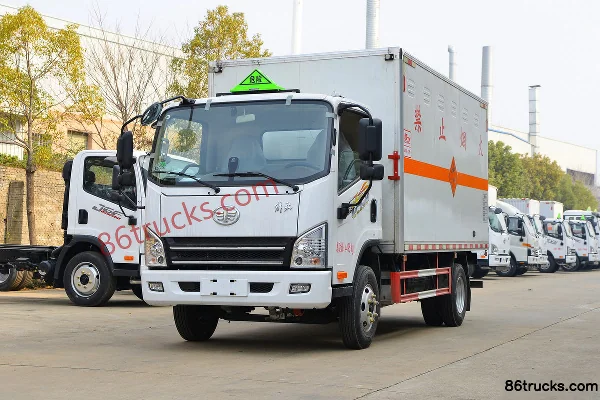 FAW Jiefang Hu VN 140 hp 4X2(6 wheels) Explosive Transport Truck (Chufei Brand) Exterior (3) | 86Trucks
