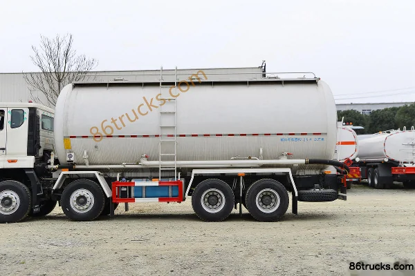 Sinotruk HOWO N5G 350 ch 8X4(12 roues) Camion transport de poudre à faible densité (marque Huaxia Chille) Carrosserie (2) | 86Trucks