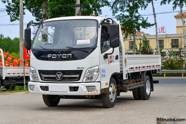 Foton Aoling Jiyun Youth Invincible Edition 146 hp 4X2(6 wheels) 3.655m Single Row Flatbed Light Truck Exterior (3) | 86Trucks