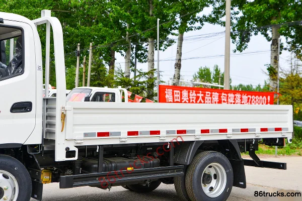 Foton Aoling Jiyun Youth Invincible Edition 146 hp 4X2(6 wheels) 3.655m Single Row Flatbed Light Truck Body (1) | 86Trucks