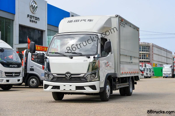 Foton Aumark M 2.0L 144hp 4X2(6 wheels) Gasoline 3.535m Semi-Cab Wing Opening Van Small Truck Exterior (3) | 86Trucks