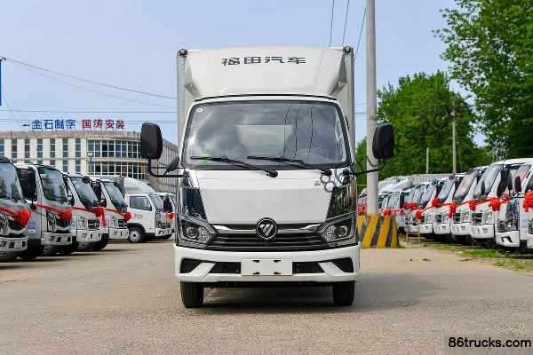Foton Aumark M 2.0L 144hp 4X2(6 wheels) Gasoline 3.535m Semi-Cab Wing Opening Van Small Truck Exterior (2) | 86Trucks