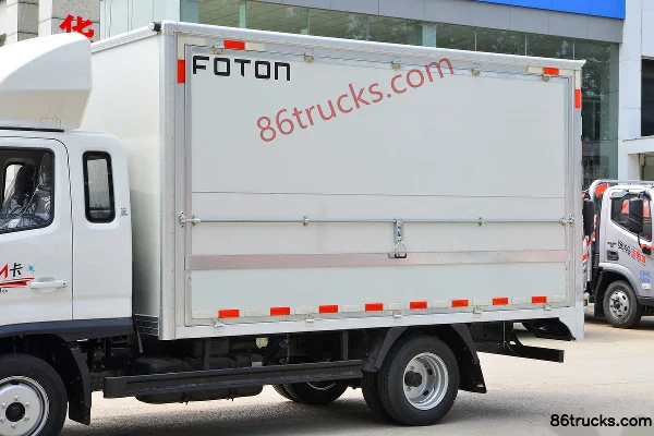 Foton Aumark M 2.0L 144hp 4X2(6 wheels) Gasoline 3.535m Semi-Cab Wing Opening Van Small Truck Body (1) | 86Trucks