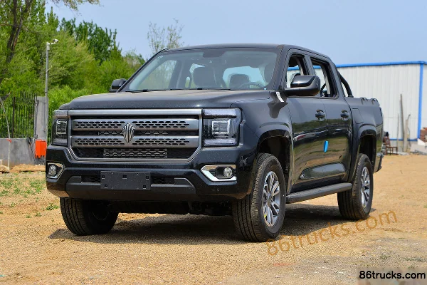JMC Da Dao Quannengzhe Comfort 2.3T Diesel 177hp Automatic 4WD Standard Wheelbase Double Row Pickup Cab (3) | 86Trucks
