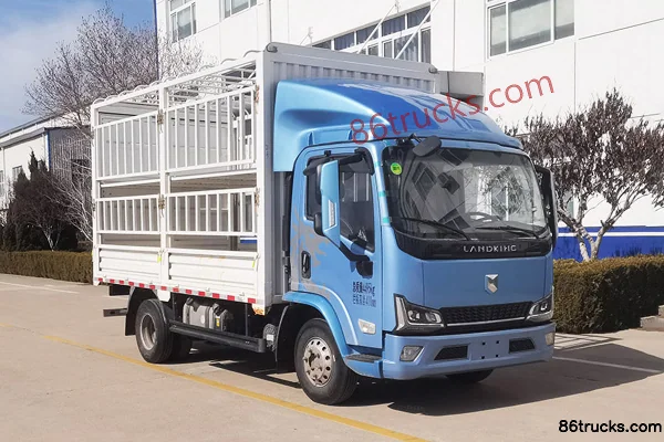 Lanqing Yue EH 4.18m Single Row Plug-in Hybrid Stake Truck CATL 15.45kWh 4X2(6 wheels) Exterior