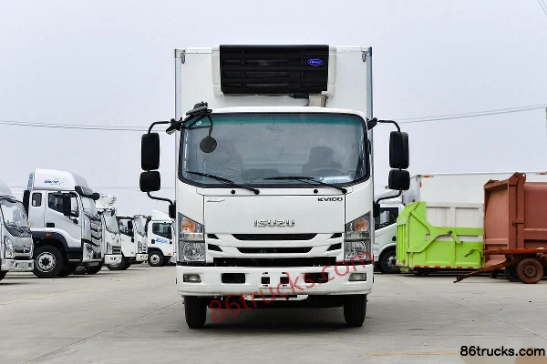 Isuzu KV100 132 ch 4X2(6 roues) camion frigorifique 4,07 m (marque Chengliwei) Extérieur (2) | 86Trucks