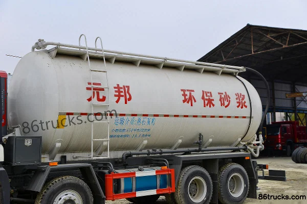 Sinotruk HOWO N5W 350hp 8X4(12 wheels) Dry Mortar Transport Truck (Huawei Chile Brand) Body (1) | 86Trucks