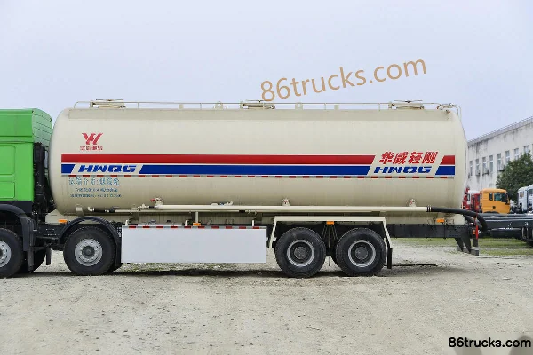 Sinotruk HOWO V7 400 ch 8X4(12 roues) transporteur de matériaux pulvérulents à faible densité (marque Huawai Chile) Carrosserie (2) | 86Truc