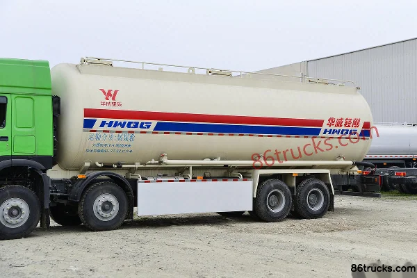 Sinotruk HOWO V7 400 ch 8X4(12 roues) transporteur de matériaux pulvérulents à faible densité (marque Huawai Chile) Carrosserie (1) | 86Truc