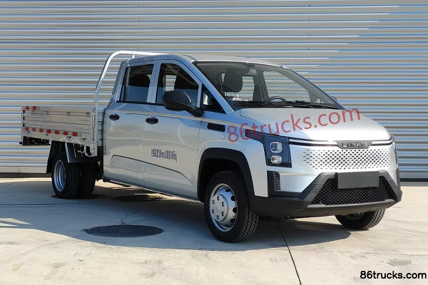 Lingshi Auto Gold Card 3.5T 2.61m Double Row Plug-in Hybrid Flatbed Micro Truck 13.26kWh 4X2(6 wheels) Exterior