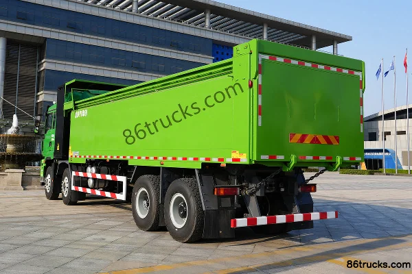 Proton Auto charging version 31T 8X4(12 wheels) 6.5m pure electric dump truck 256kWh Exterior (3) | 86Trucks