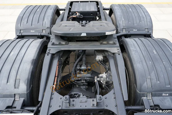 Proton Auto 6X4(10 wheels) fuel cell tractor truck 76.63kWh Chassis (3) | 86Trucks