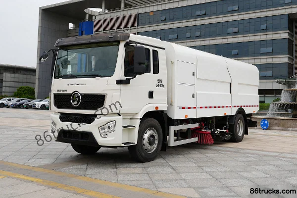 Proton Auto Charging Version 4X2(6 wheels) Pure Electric Garbage Truck Chassis 315.85kWh Exterior (3) | 86Trucks