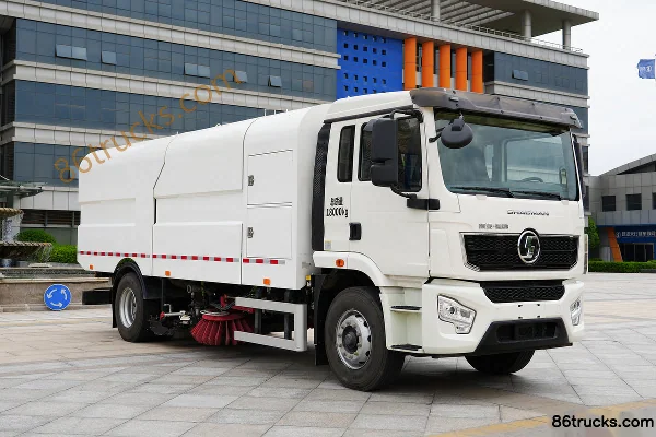 Proton Auto Charging Version 4X2(6 wheels) Pure Electric Garbage Truck Chassis 315.85kWh Exterior