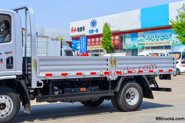 Lanjing camion léger Long H Luxe 150 ch 4X2(6 roues) camion léger à ridelles, cabine simple, 4,18 m (large) Carrosserie (1) | 86Trucks
