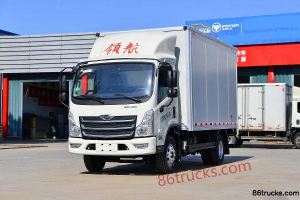 Foton Shidai Linghang M5 132 hp 4X2(6 wheels) 4.15m single-row van light truck (China VI) Exterior (3) | 86Trucks