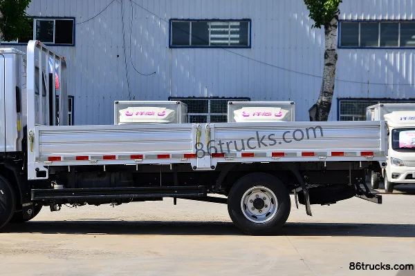 Foton Times Leader M5 132hp 4X2(6 wheels) 4.17m Single Row Flatbed Light Truck (China VI) Body (2) | 86Trucks