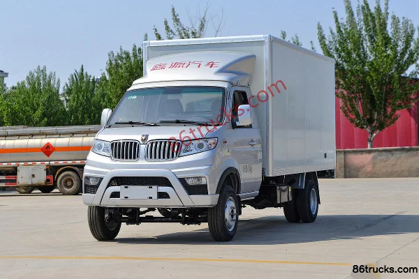 Jinbei T52 Chuangfu Type 1.5L 109hp 4X2(6 wheels) Gasoline 2.605m Double Row Box Van Mini Truck Exterior (3) | 86Trucks